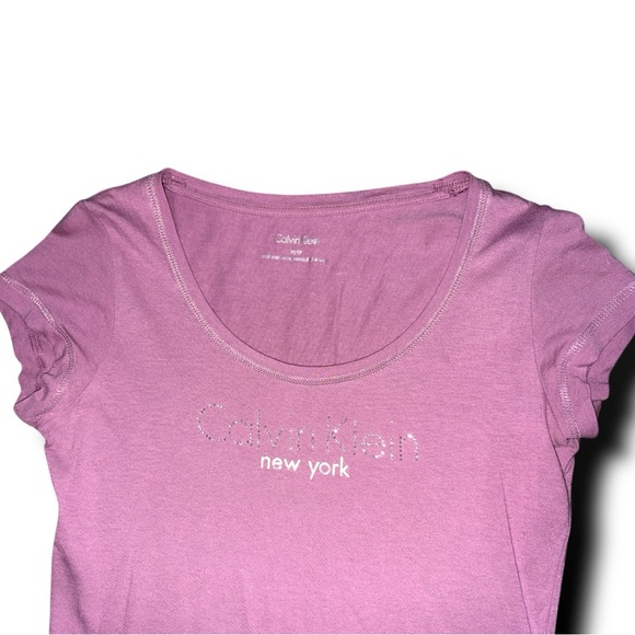 Calvin Klein bejeweled tee - Picture 2 of 4